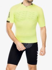 Koszulka do biegania X-bionic Effektor 4D Running Shirt SH SL. Zielone t-shirty sportowe męskie X BIONIC, l, z materiału, bez ramiączek, do biegania. Za 871.00 zł.