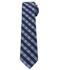 Granatowo-Niebieski Elegancki Krawat Męski -ALTIES- 6 cm, w Kratkę. Niebieskie krawaty i muchy męskie Alties, bez wzorów, z tkaniny, eleganckie. Za 49.00 zł.
