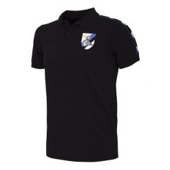 Koszulka Polo dla dorosłych - FC Internazionale - Czarny. Czarne koszulki polo męskie COPA FOOTBALL, xl, bez wzorów, bez ramiączek. Za 298.21 zł.