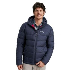 Kurtka z kapturem Kathmandu Epiq. Niebieskie kurtki męskie KATHMANDU, na zimę, m, bez wzorów, z puchu, sportowe, z kapturem. Za 1,230.50 zł.