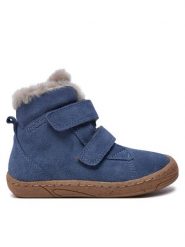 Froddo Kozaki Minni Suede G2110141-6 S Niebieski. Niebieskie buty zimowe chłopięce Froddo, ze skóry, bez zapięcia. Za 379.99 zł.
