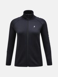 Bluza damska Peak Performance Rider Zip Jacket. Czarne bluzy z kapturem damskie Peak Performance, m, z elastanu. Za 599.00 zł.