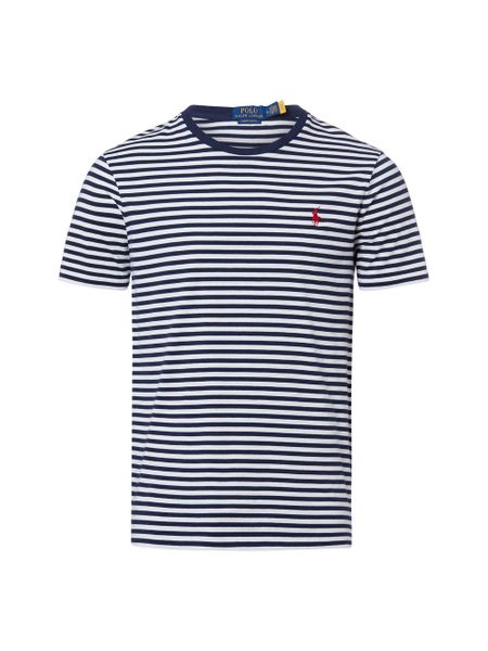 Polo Ralph Lauren Koszulka Mężczyźni Bawełna niebieski, L. Niebieskie koszulki polo męskie Polo Ralph Lauren, l, bez wzorów, z bawełny, bez ramiączek. Za 279.95 zł.