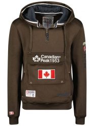 Canadian Peak Bluza "Galapagos" w kolorze brązowym rozmiar: XXL. Brązowe bluzy z kapturem męskie Canadian Peak, xxl. Za 118.84 zł.