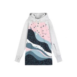 Bluza outdoorowa z kapturem damska DEEP TRIP Kitty softshell. Szare bluzy z kapturem damskie DEEP TRIP, na zimę, xl, z softshellu. Za 499.00 zł.