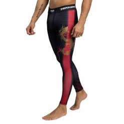 Legginsy treningowe męskie Venum X Tekken 8 - Marshall Law Spats. Czarne spodnie sportowe męskie VENUM. Za 269.99 zł.