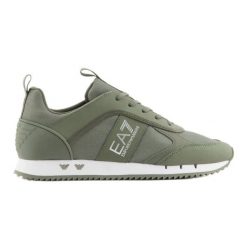 Buty Emporio Armani EA7 X8X027-XK219-T528 zielone. Zielone buty sportowe na co dzień męskie na lato, bez zapięcia. Za 1,035.50 zł.