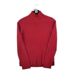 Second life - Damski czerwony sweter - Jak nowy. Czerwone swetry klasyczne damskie Ralph Lauren, bez kołnierzyka. Za 127.76 zł.