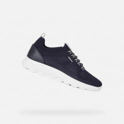 Buty GEOX D SPHERICA Niebieski. Niebieskie obuwie treningowe damskie Geox, do biegania. Za 491.00 zł.