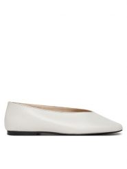 Calvin Klein Baleriny HW0HW02441 Beżowy. Brązowe baleriny damskie CALVIN KLEIN, bez wzorów, ze skóry, bez obcasa. Za 279.99 zł.
