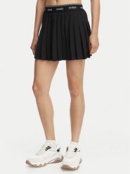 Guess Spódnica plisowana V6GD11 W1802 Czarny Regular Fit. Czarne spódniczki damskie Guess, xl, z aplikacjami, z syntetyku, plisowane. Za 294.99 zł.