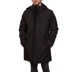 Kurtka GEOX M CLINTFORD LONG JKT Czarny. Czarne kurtki męskie Geox, m, bez wzorów, z tkaniny, casualowe, bez kaptura. Za 787.99 zł.