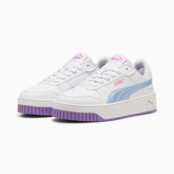 Puma Buty Carina Street Bouncy Sky Jr 39797501. Białe buty sportowe na co dzień męskie Puma, z gumy, bez zapięcia, trekkingowe. Za 182.99 zł.