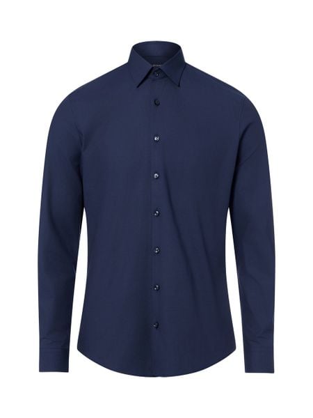 Finshley & Harding Koszula Mężczyźni Super Slim Fit niebieski, 43. Niebieskie koszule męskie Finshley & Harding, l, bez wzorów, bez kołnierzyka, bez ramiączek. Za 299.95 zł.