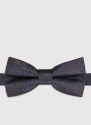 PAKO LORENTE – Żakardowa mucha męska. Brązowe krawaty i muchy męskie Pako Lorente, bez wzorów, z poliesteru, eleganckie. Za 99.99 zł.