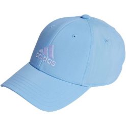 Czapka z daszkiem adidas Embroidered Logo Lightweight Baseball. Niebieskie czapki męskie Adidas, bez wzorów, sportowe. Za 59.00 zł.