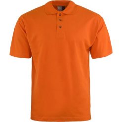 Męska koszulka polo Promodoro Heavy Orange. Brązowe koszulki polo męskie Erima, m, bez wzorów, z bawełny, bez ramiączek. Za 45.40 zł.