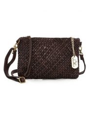 Anna Morellini Skórzana torebka "Laura" w kolorze brązowym - 23 x 17 x 1 cm rozmiar: onesize. Brązowe torebki klasyczne damskie Anna Morellini, bez wzorów, z materiału, bez dodatków. Za 252.99 zł.