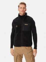 Napapijri Bezrękawnik Yupik V 2 NP0A8B8R Czarny Regular Fit. Czarne kamizelki męskie Napapijri, m, z syntetyku. Za 749.99 zł.