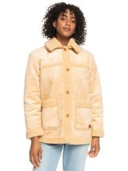 Kurtka zimowa damska Roxy Sherpa Aviator kożuch. Brązowe futra damskie Roxy, l. Za 539.00 zł.