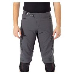 Spodenki rowerowe LEATT Shorts MTB Gravity 4.0. Szare szorty męskie LEATT, bez wzorów, sportowe. W wyprzedaży za 584.10 zł.