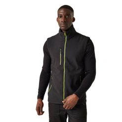 Bezrękawnik Softshell Męski Navigate 2warstwowy. Czarne kamizelki męskie Regatta, m, bez wzorów, z softshellu, bez kaptura. Za 140.99 zł.