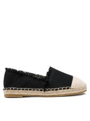 DeeZee Espadryle WSS990-196 Czarny. Czarne espadryle damskie DeeZee, bez wzorów, z materiału, bez obcasa. Za 89.99 zł.