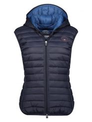 Geographical Norway Kamizelka pikowana "Vafne" w kolorze granatowym rozmiar: XL. Niebieskie kamizelki damskie Geographical Norway, xl. Za 153.71 zł.