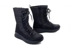 Rieker TEX Z0950-00 black, śniegowce damskie. Czarne śniegowce damskie Rieker. Za 449.90 zł.