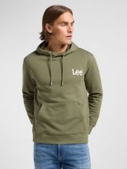 LEE MĘSKA BLUZA LEE WOBBLY LEE HOODIE MERCANTILE GREEN 112364106. Zielone bluzy bez kaptura męskie Lee, m. Za 179.99 zł.
