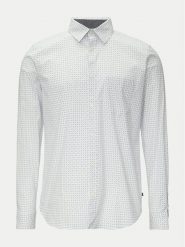 S.Oliver Koszula 2149815 Biały Slim Fit. Białe koszule męskie S.Oliver, m, bez wzorów, z bawełny, bez kołnierzyka, bez ramiączek. Za 179.99 zł.
