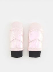 Rękawiczki - różowy. Czerwone rękawiczki dziecięce Sinsay, z gumy, bez ramiączek. Za 25.99 zł.