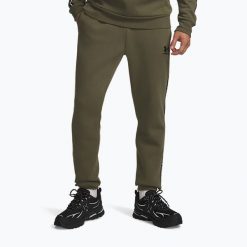 Spodnie męskie Under Armour Icon Fleece Jogger. Zielone spodnie sportowe męskie Under Armour. Za 299.99 zł.