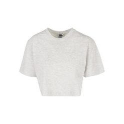 Damska koszulka z dzianiny Urban Classics. Szare bluzki damskie Urban Classics, bez wzorów, z dzianiny, bez kołnierzyka, bez ramiączek. Za 90.00 zł.