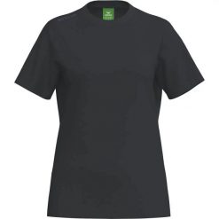 Koszulka damska Erima TS. Czarne bluzki damskie Erima, bez wzorów, z bawełny, eleganckie, bez kołnierzyka, bez ramiączek. Za 155.00 zł.