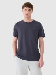 T-SHIRT MĘSKI 4F KOSZULKA TRENINGOWA Z WEŁNĄ MERINO TFTSM1268. Szare t-shirty sportowe męskie 4f, m, z bawełny, bez ramiączek, na fitness i siłownię. Za 182.98 zł.