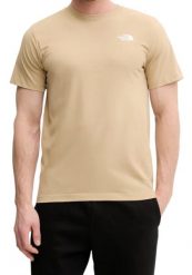 The North Face - męski t-shirt casual. Brązowe t-shirty męskie The North Face, m, bez wzorów, z bawełny, bez kołnierzyka. Za 278.99 zł.