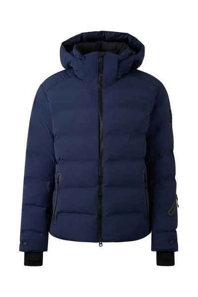 Kurtka narciarska męska BOGNER FIRE+ICE Tec-Luka. Niebieskie kurtki męskie na zimę, l, bez wzorów, z elastanu. Za 2,069.00 zł.
