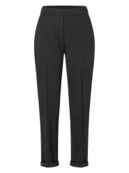 MAC Spodnie "Cami" w kolorze czarnym rozmiar: 36. Czarne spodnie materiałowe damskie MAC, bez wzorów, z materiału, z podwyższonym stanem. Za 243.64 zł.