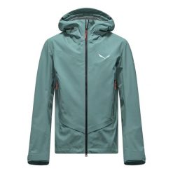 Kurtka turystyczna z kapturem Salewa Ortles GTX 3L Epe. Zielone kurtki męskie Salewa, na zimę, l, bez wzorów, z gore-texu, z kapturem. Za 1,822.80 zł.