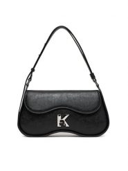 Karl Lagerfeld Jeans Torebka A3W30212 Czarny. Czarne torebki klasyczne damskie Karl Lagerfeld Jeans, bez wzorów, z jeansu, bez dodatków. Za 579.99 zł.