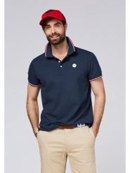Polo Sylt Koszulka polo w kolorze granatowym rozmiar: 3XL. Niebieskie koszulki polo męskie Polo Sylt, xl, bez wzorów, z bawełny, bez ramiączek. Za 100.99 zł.