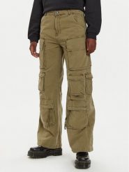 Alpha Industries Spodnie cargo 148022 Zielony Regular Fit. Zielone spodnie materiałowe damskie Alpha Industries, bez wzorów, z bawełny. Za 329.99 zł.