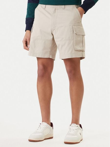 Polo Ralph Lauren Szorty materiałowe 710964027004 Beżowy Relaxed Fit. Brązowe szorty męskie Polo Ralph Lauren, bez wzorów, z bawełny. Za 504.99 zł.