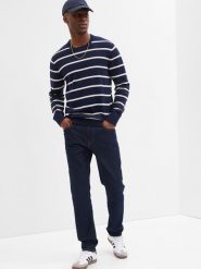 GAP Dżinsy - Slim fit - w kolorze granatowym rozmiar: W29/L32. Niebieskie jeansy męskie GAP. Za 144.95 zł.