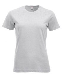 Clique New Classic-T Women - Klasyczny T-shirt z bawełny ringspun – ash. Szare t-shirty damskie CLIQUE, m, bez wzorów, z bawełny, bez kołnierzyka. Za 104.80 zł.