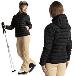 Kurtka damska KADVA Canyon. Czarne kurtki damskie KADVA, bez wzorów, bez kaptura. Za 129.99 zł.