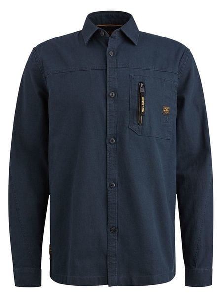 PME Legend Koszula - Regular fit - w kolorze granatowym rozmiar: XL. Niebieskie koszule męskie PME Legend, xl, bez wzorów, z bawełny, bez kołnierzyka, bez ramiączek. Za 187.96 zł.