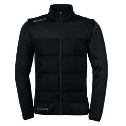 Kurtka z odpinanymi rękawami Uhlsport Essential. Białe kurtki męskie UHLSPORT, bez wzorów, z materiału, sportowe, bez kaptura. W wyprzedaży za 259.50 zł.