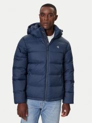 Calvin Klein Jeans Kurtka puchowa LV04RC518G Granatowy Regular Fit. Niebieskie kurtki męskie Calvin Klein Jeans, m, bez wzorów, z jeansu, bez kaptura. Za 1,099.00 zł.